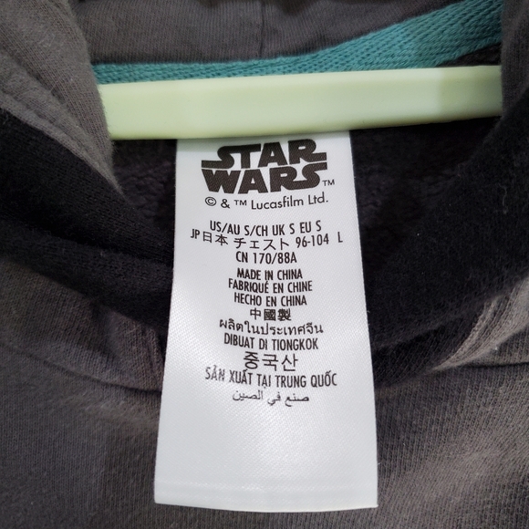 Disney Parks Star Wars “Andor” Cassian Andor Rebel Spy Hooded Sweatshirt Size S - Picture 3 of 9
